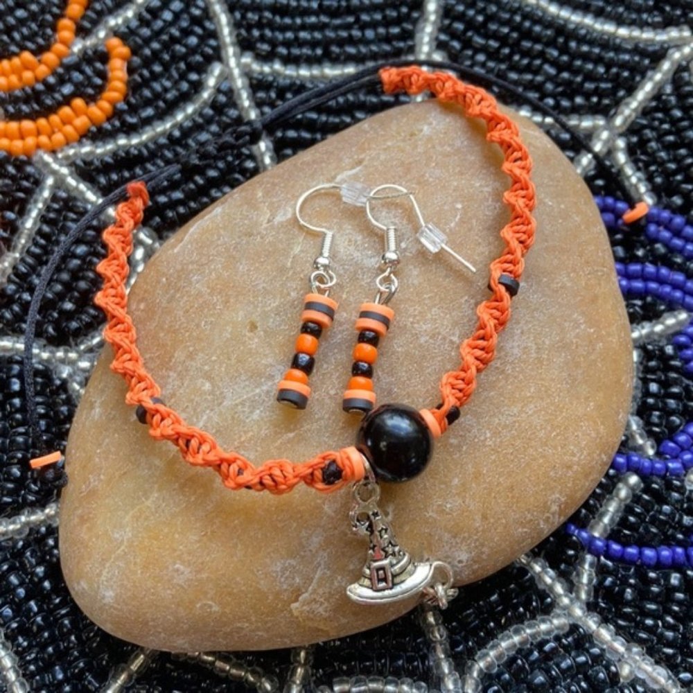 Witch hat Halloween 🎃 jewelry set